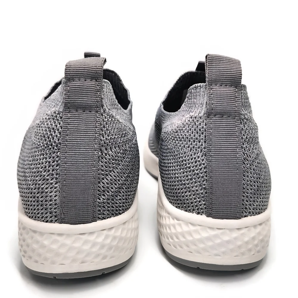 Tommy Bahama Flint Jogger Light Grey Knit Pull-On No-Lace Memory Foam Sneakers - Picture 6 of 10